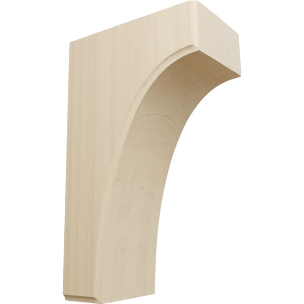 Ekena Millwork 3 1/2"W x 6"D x 10"H Clarksville Bracket, Rubberwood BKTW04X06X10CVRW - main